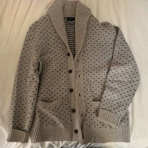 JCrew Shawl Collar Wool Sweater